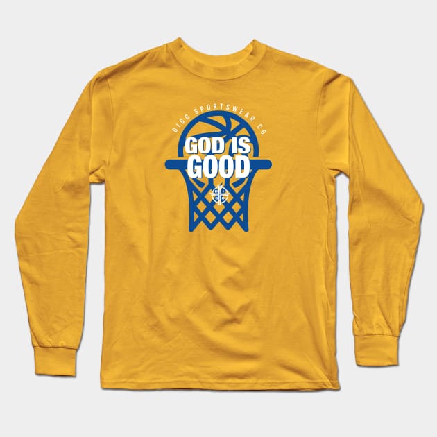 GOD IS GOOD (GOLD) Long Sleeve T-Shirt by diggapparel